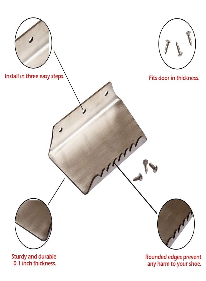 LADWA 1 Pcs Steel Commercial Touchless Handsfree Contactless Safety Foot Pull Door Opener for Bathroom, Office - Image 4